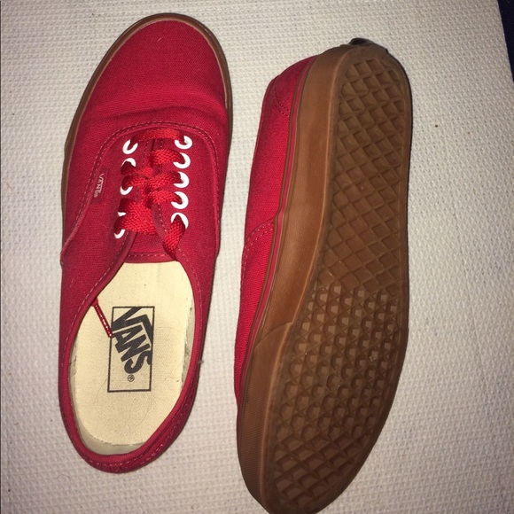 Vans red (gum bottoms) - Picture 2 of 5