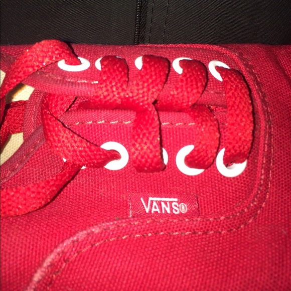 Vans red (gum bottoms) - Picture 3 of 5