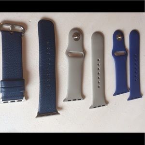 3 Apple Watch 38mm bands. Size small/medium. 💙