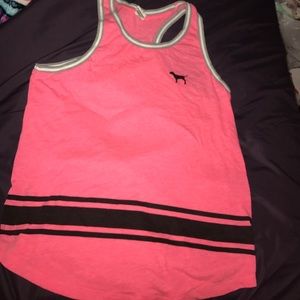 pink victoria secret tank top