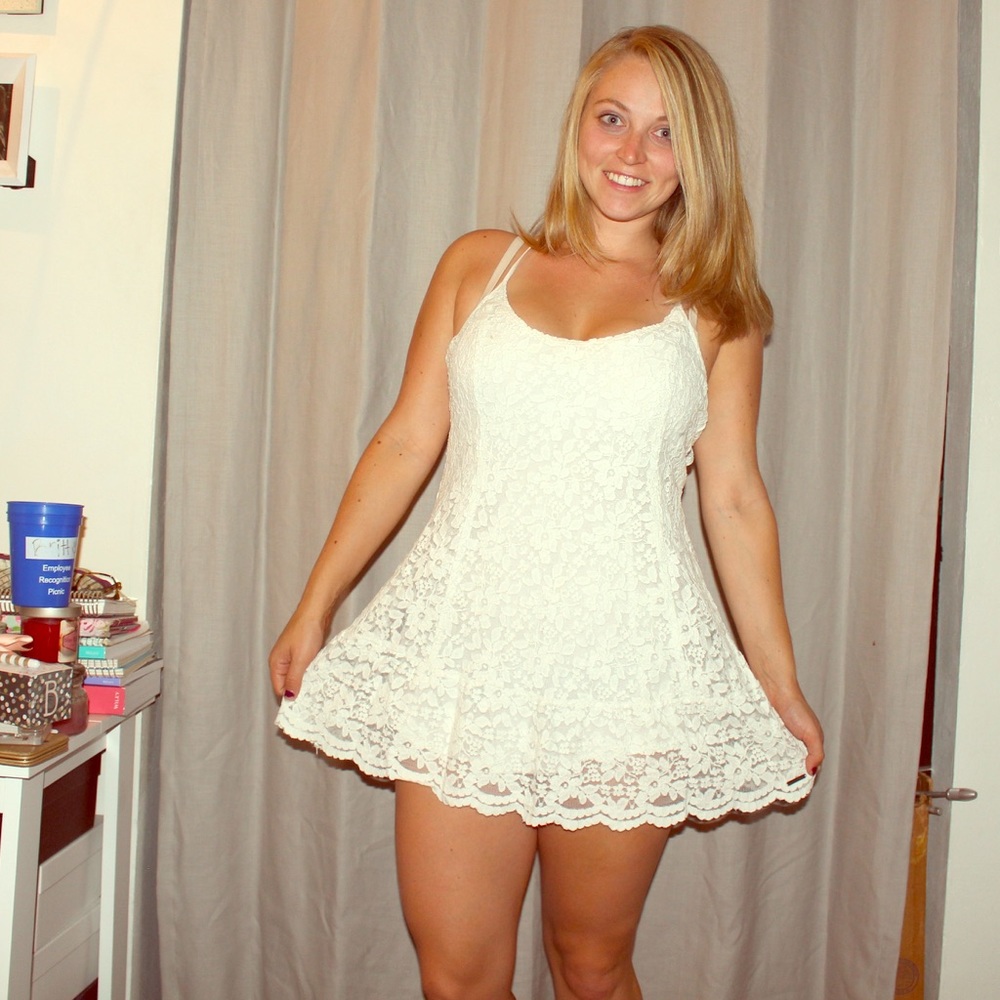 White Lace Sundress