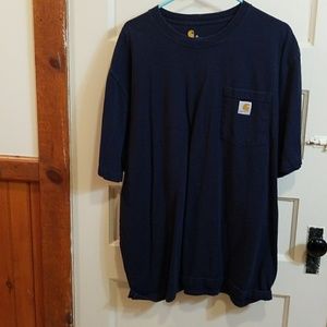Carhartt navy blue tee