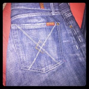7 for all Mankind Wideleg Jeans. Great condition 7 for all Mankind Wideleg Jeans. Great condition