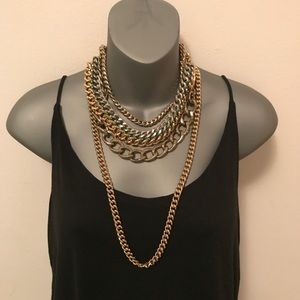 4 chain necklace bundle (4 separate chains)