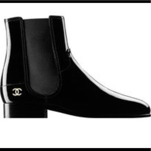 Chanel Authentic Patent Booties