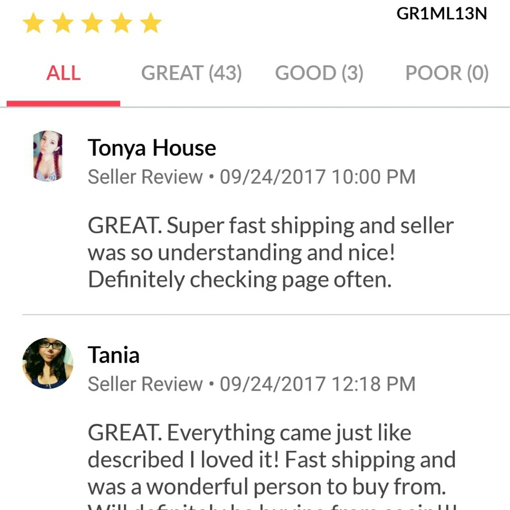 Semi-Experienced Seller :)