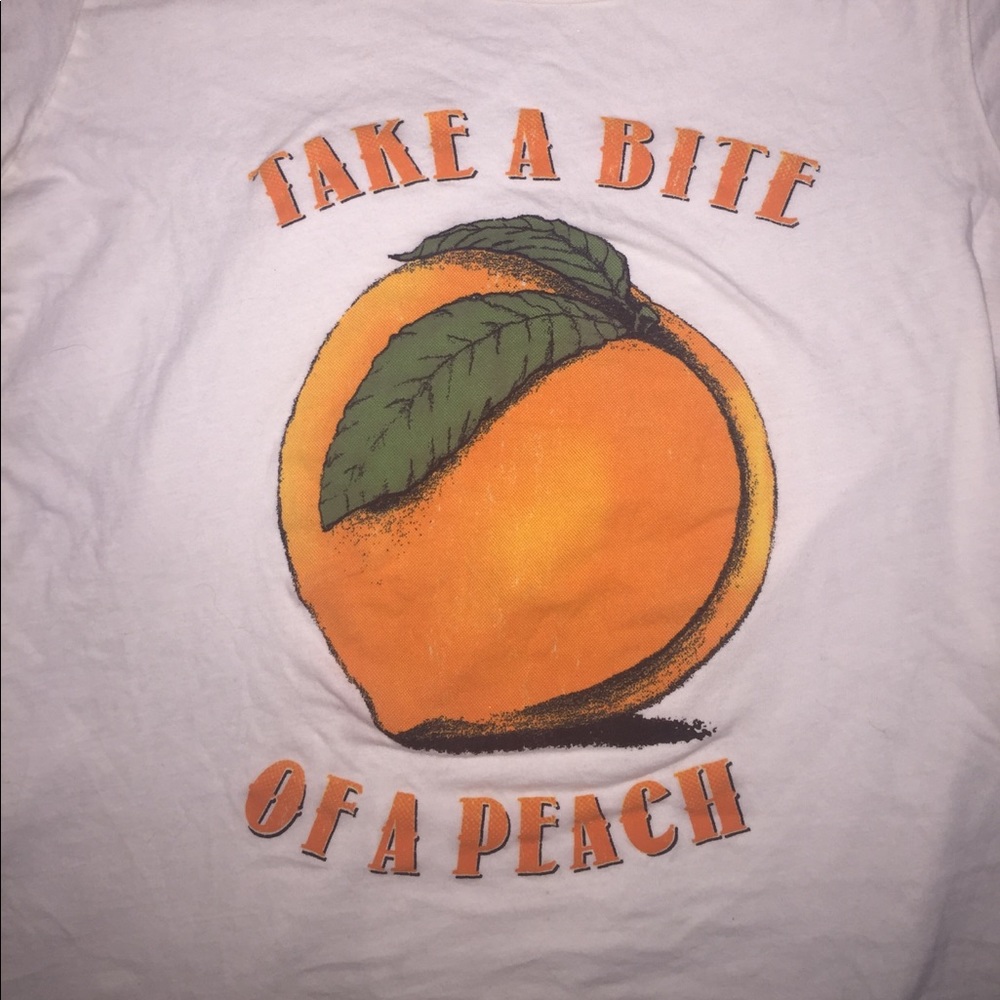 Distressed Sassy Peach Tee