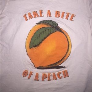 Distressed Sassy Peach Tee Distressed Sassy Peach Tee
