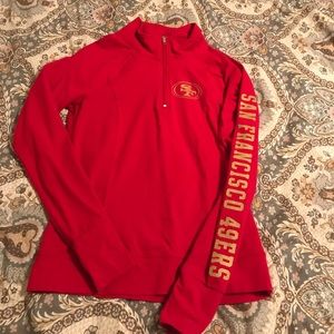 VS PINK San Francisco 49ers 3/4 pull over
