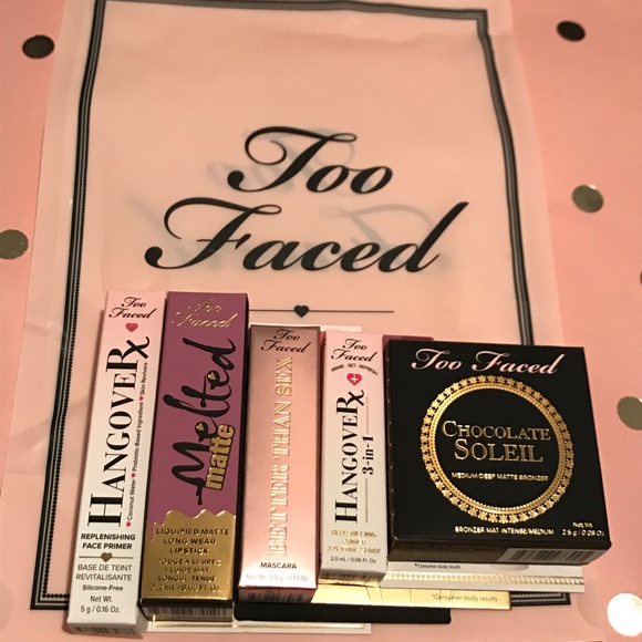 Too Faced Other - Too Faced Primer, Lipstick, Mascara, & More Minis