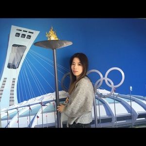 Off shoulder sweater