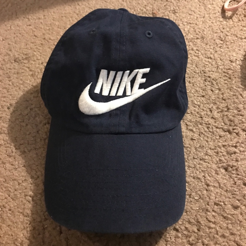 Nike hat.