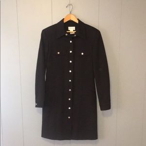 💖 LONG BUTTON DOWN BLACK TRENCH COAT 💖