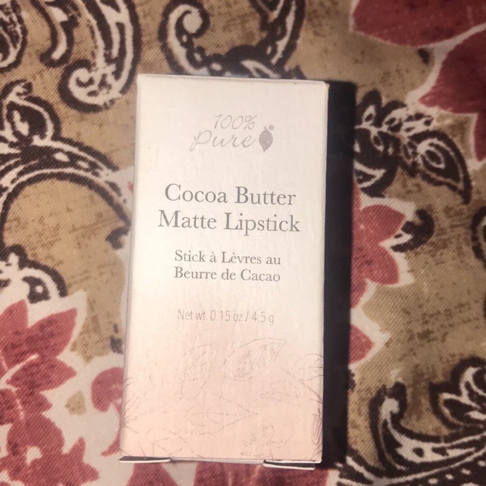 Coca butter lipstick by 100% pure