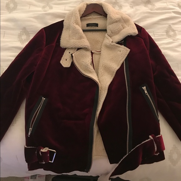 Storets Uella Velvet Aviator Jacket - Picture 4 of 8