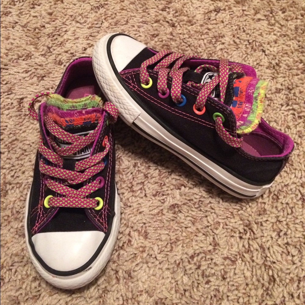 Girls Converse All Star Shoes Size 10 1/2