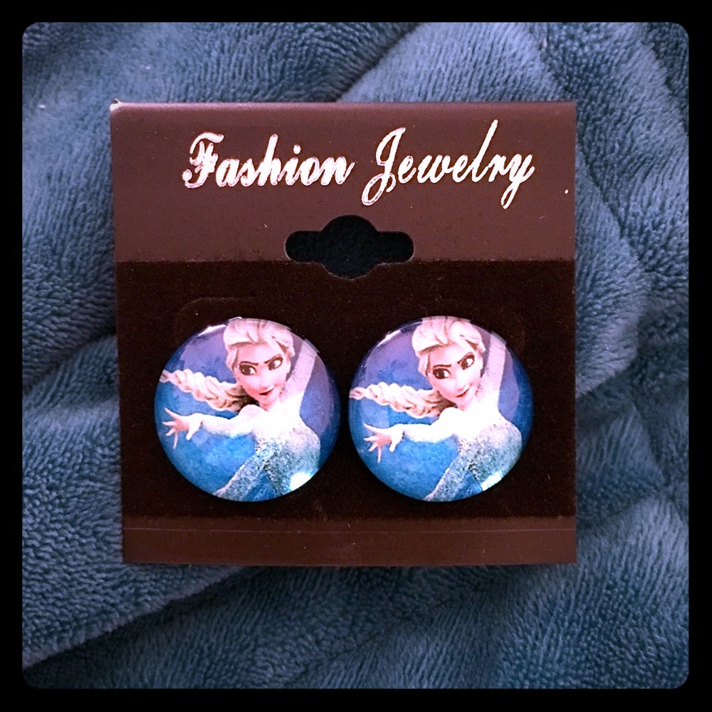 BRAND NEW Frozen Glass Earrings
