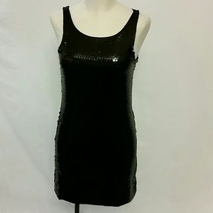 Little black dress sequin black XS S