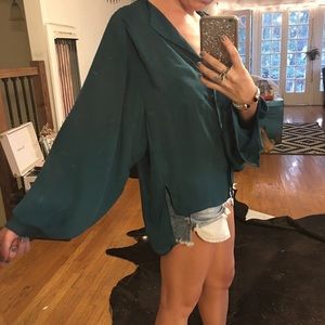 Green H&M Blouse - 6 Green H&M Blouse - 6