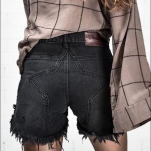 One Teaspoon Star Butt denim shorts