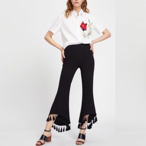 💋Preorder Tassel Staggered Hem Pants