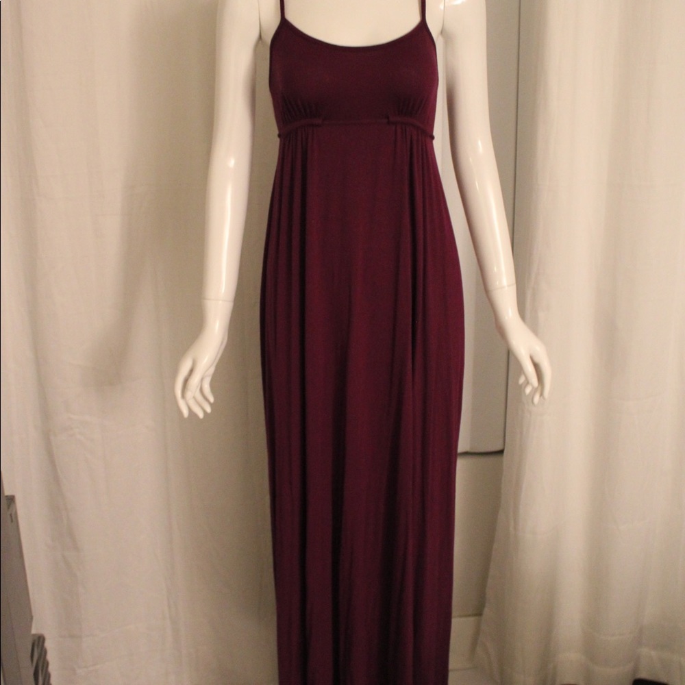 Plum maxi dress