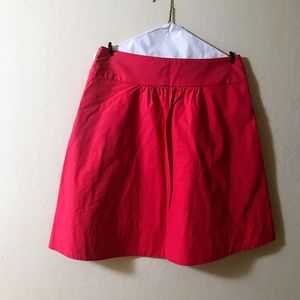 Pink jcrew skirt with pockets