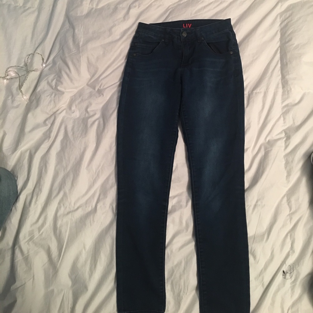 Delia’s Dark wash LIV skinny/slim jeans