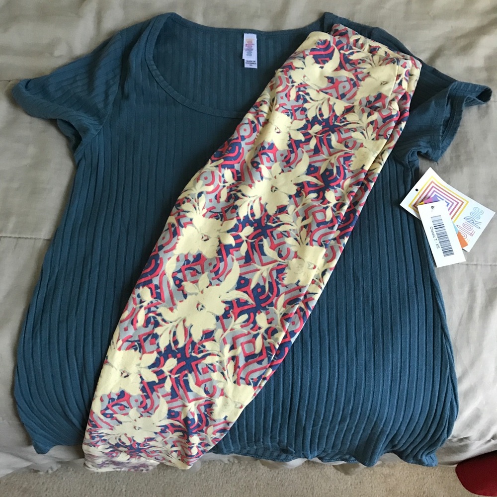 LuLaRoe XS Classic-T and OS leggings