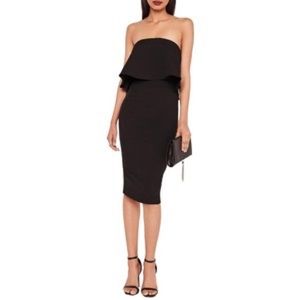 Missguided Nordstrom Strapless Popover Midi Dress Missguided Nordstrom Strapless Popover Midi Dress