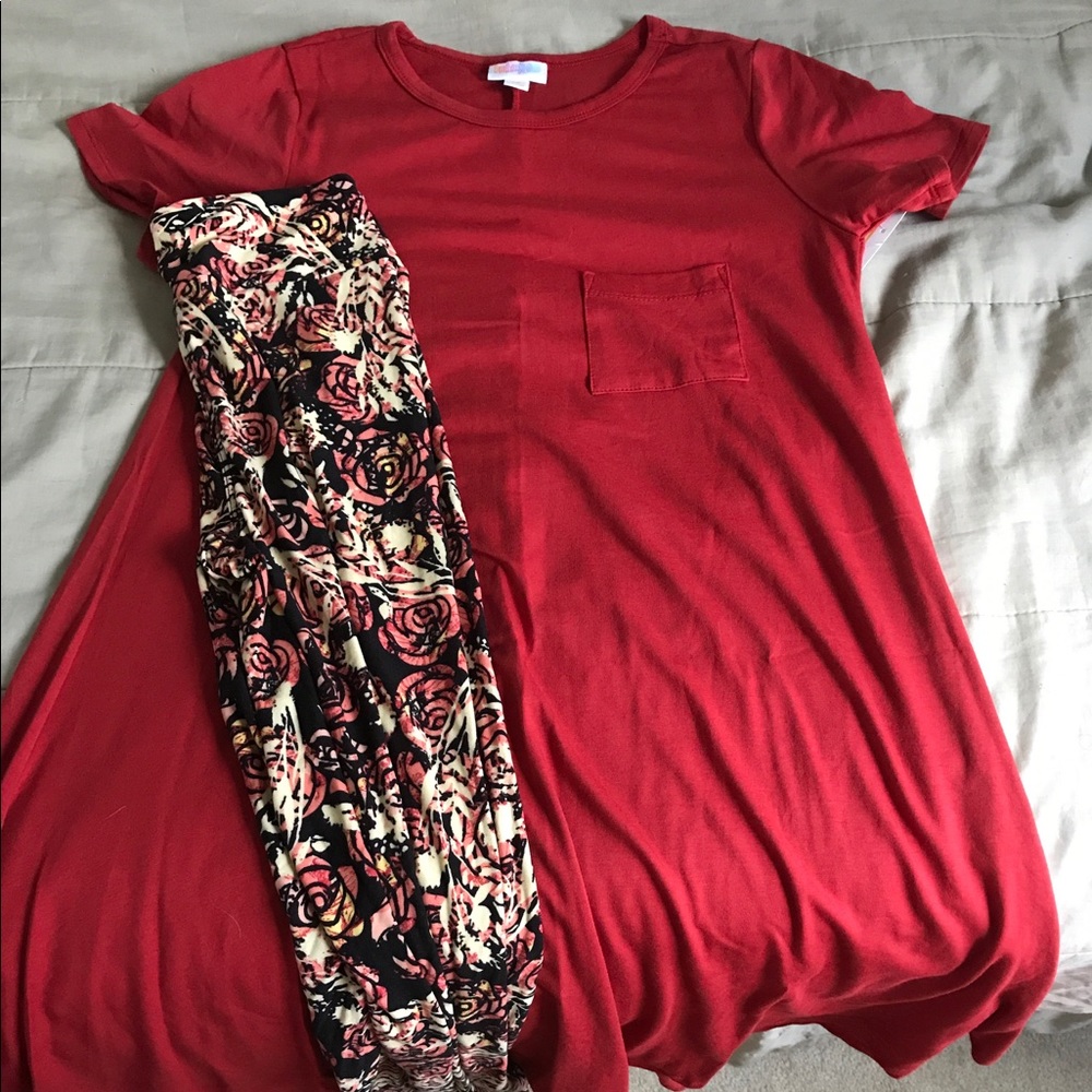LuLaRoe XS Carly and OS leggings new