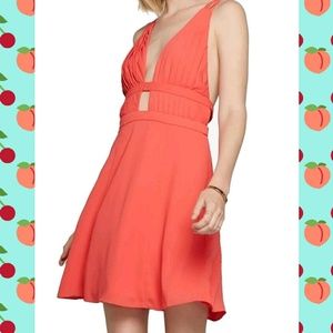 Fame And Partners Open-Back Dress Nwt