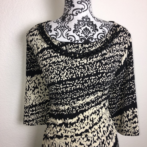 3X Petite- Dress with Attached Necklace - Picture 2 of 3