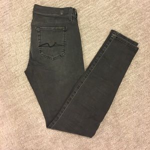7 for all mankind grey denim jeans 7 for all mankind grey denim jeans