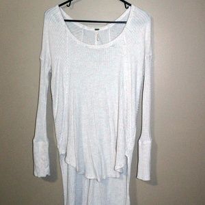 Free People Thermal High Low Shirt Free People Thermal High Low Shirt