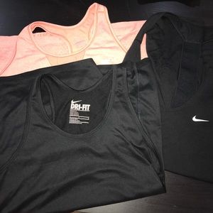 3 Nike dri fit tank tops 3 Nike dri fit tank tops
