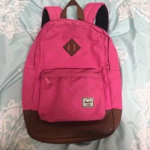 Pink Herschel Backpack