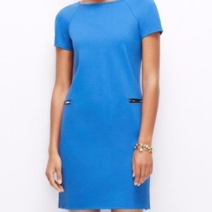 Ann Taylor blue shift dress