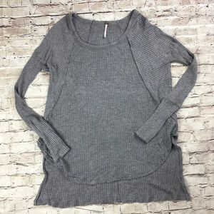 Free people Waffle Knit Long Sleeve top Free people Waffle Knit Long Sleeve top