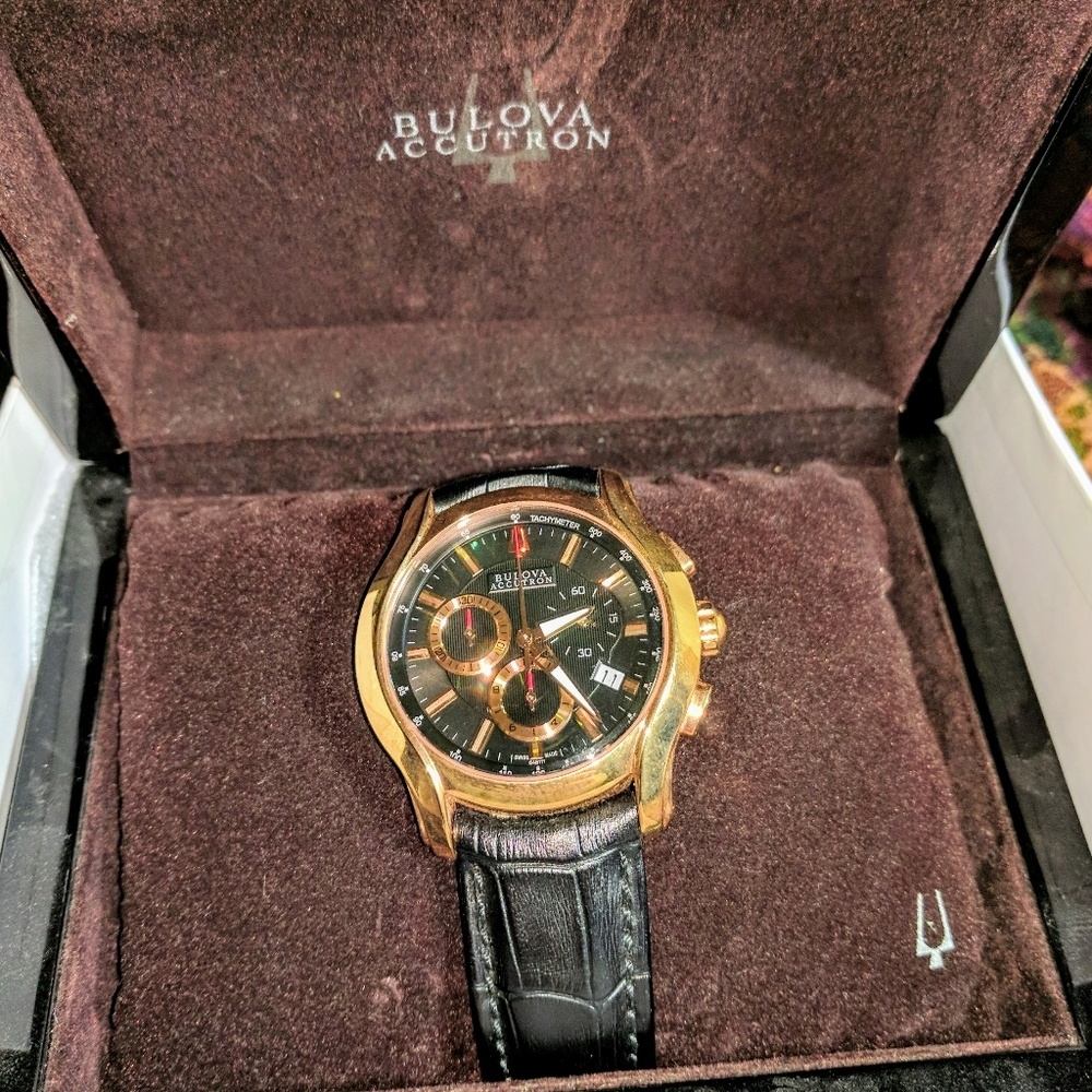 Bulova Accutron Stratford Watch Rose Gold