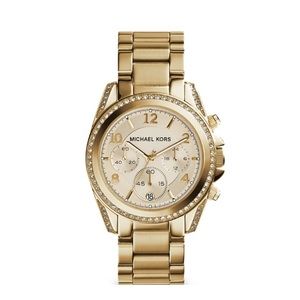 Michael Kors Gold Tone Blair Watch Michael Kors Gold Tone Blair Watch
