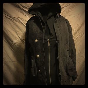 Diesel winter coat with inner hoodie lining