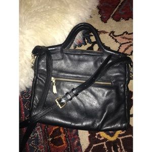 Foley + Corinna black leather bag