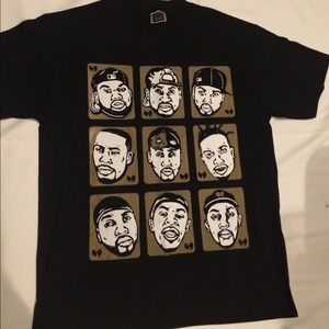 Wu tang clan t shirt hip hop rap custom size large