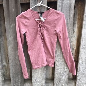 Forever21 pink long sleeve Forever21 pink long sleeve