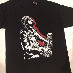 Marvin Gaye music soul Tshirt size xl piano
