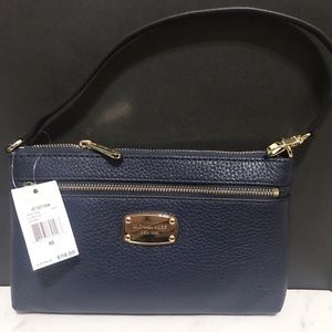 Brand NWT MK Navy Blue Convertible Wristlet