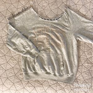 PINK rose gold slouch crew PINK rose gold slouch crew