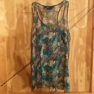 Cute see through sleeveless shirt