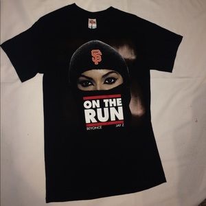 Jay z Beyoncé tshirt on the run tour small